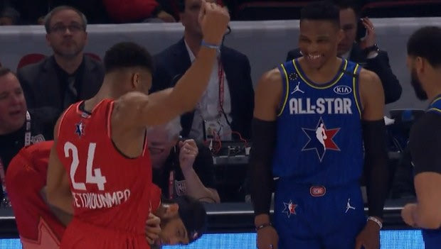 2020 NBA All-Star Game: Ο χορός του Γιάννη με τον Γουέστμπρουκ