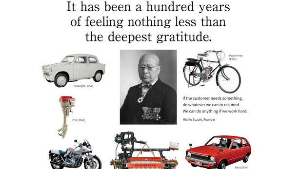 100 χρόνια Suzuki με φοβερά επιτεύγματα