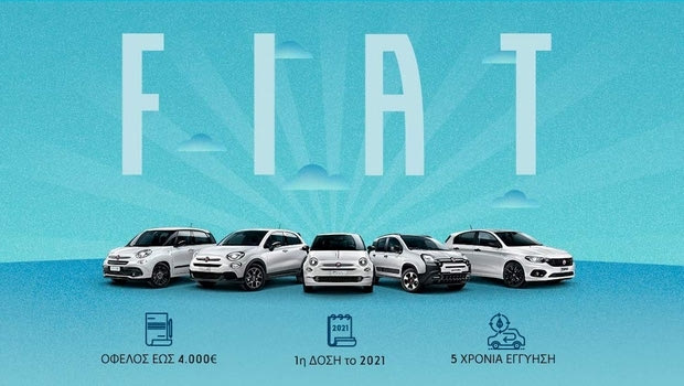 Προσφορά αγοράς από τη Fiat – πρώτη δόση το 2021