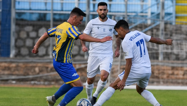 Λαμία – Παναιτωλικός: Το 1-0 με Βιγιάλμπα από ασίστ Αραβίδη