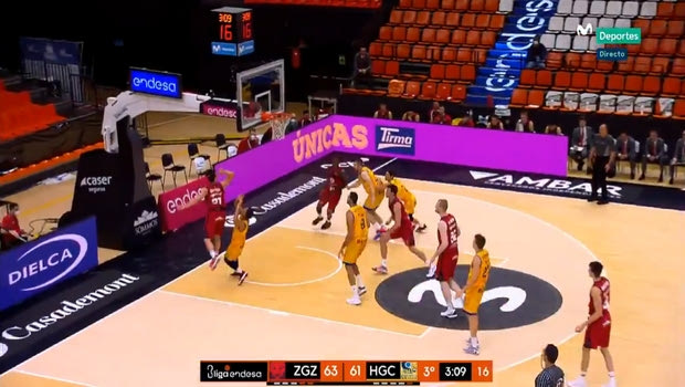 Σαραγόσα-Γκραν Κανάρια 85-76: Με πρωταγωνιστή τον Μπρουσίνο