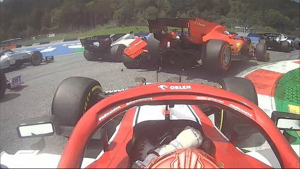 Ferrari: Συγκρούστηκαν Φέτελ και Λεκλέρ και εγκατέλειψαν