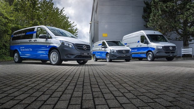 Ηρθαν τα ηλεκτρικά Mercedes-Benz eVans