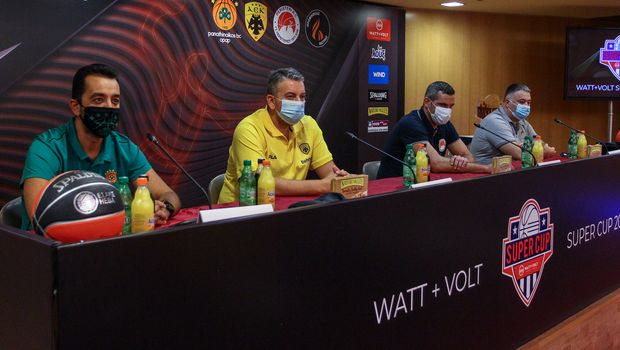 WATT+VOLT Super Cup: “Κανείς στο 100% ετοιμότητας, όλοι ανυπόμονοι για το τουρνουά”