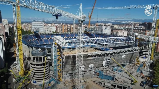 Ρεάλ Μαδρίτης: Εικόνες από την ανακαίνιση του Σαντιάγκο Μπερναμπέου