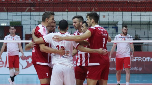 Volley League ανδρών: Καθάρισε σε μία ώρα ο Ολυμπιακός, 3-0 τον Φίλιππο