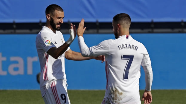 Ρεάλ – Ουέσκα: Με Αζάρ και Μπενζεμά το 2-0 των μερένγκες