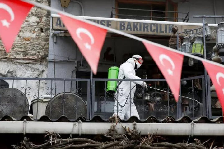 3η χώρα στον κόσμο με τα περισσότερα νέα κρούσματα η Τουρκία (Ξεπέρασε την Ινδία του 1,3δις κατοίκων). Η θέση της Ελλάδας στην παγκόσμια κατάταξη