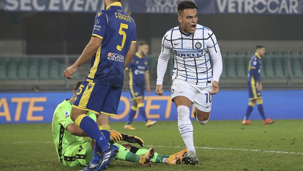 Βερόνα – Ίντερ 1-2: Τρίποντο και κορυφή για τους νερατζούρι