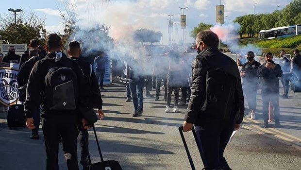 Δίωξη για παράνομη συνάθροιση στους οπαδούς του ΠΑΟΚ στην Κύπρο