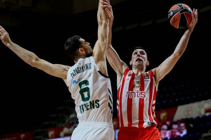 Ερυθρός Αστέρας – Παναθηναϊκός 74-71: Απελπιστικά μόνος ο Παπαπέτρου