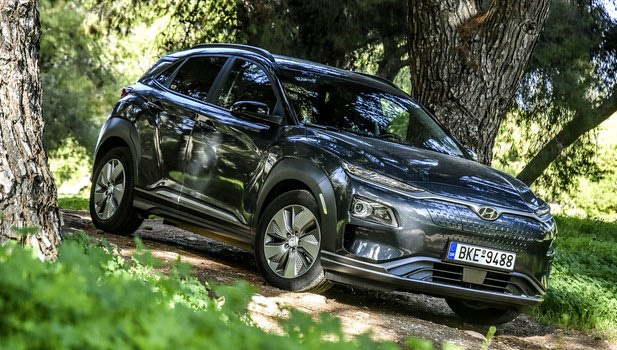 Οδηγώντας το αμιγώς ηλεκτρικό Hyundai Kona