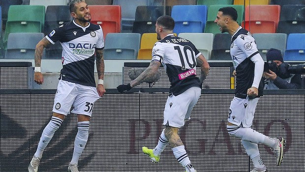 Ουντινέζε – Αταλάντα: Ο Περέιρα έκανε το 1-0 στα 23” από την έναρξη του ματς