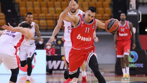 Η βαθμολογία της EuroLeague: Εξι σερί ήττες ο Ολυμπιακός, που έπεσε στο 11-15