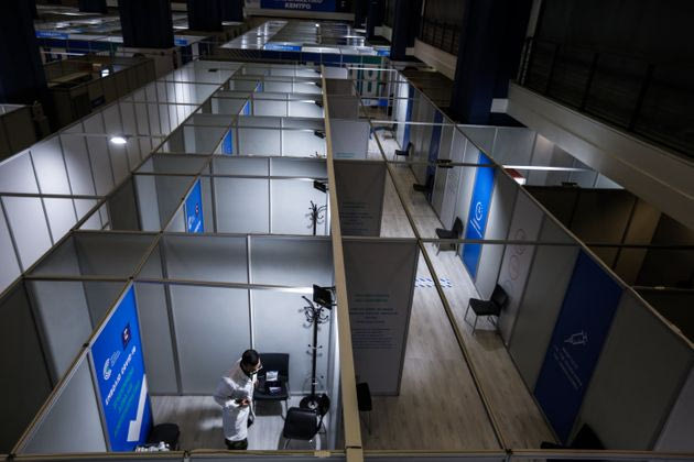 Δείτε πώς είναι μέσα το Mega εμβολιαστικό κέντρο στο Μαρούσι