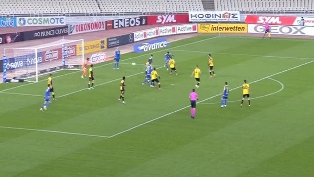 ΑΕΚ – Αστέρας: Ο Λουίς Φερνάντεθ το 0-1 στο ΟΑΚΑ