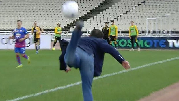 ΑΕΚ – Βόλος: Το… scorpion kick του Μανόλο Χιμένεθ