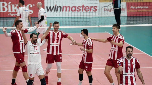 Volley League Ανδρών: Πήρε το ντέρμπι ο Ολυμπιακός, 3-0 τον Φοίνικα