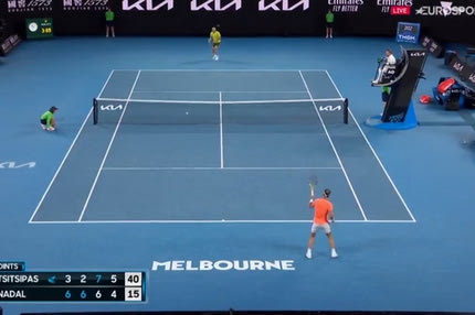 Τσιτσιπάς – Ναδάλ: Ο πόντος που έφερε το 2-2 στα σετ για τον Έλληνα πρωταθλητή