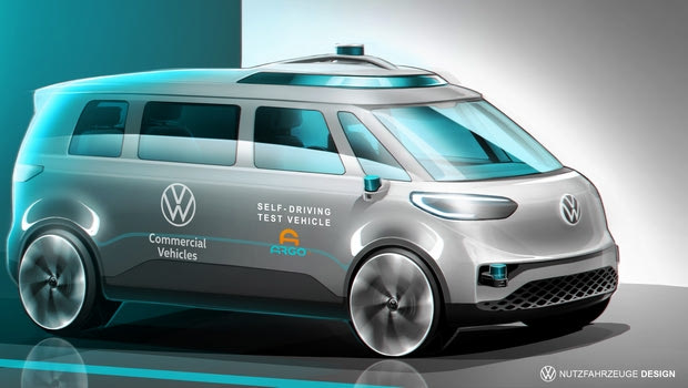 Η VW ετοιμάζει αυτόνομα ρομπότ-ταξί και φορτηγά