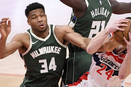 Γουίζαρντς – Μπακς 122-133: Ο ρέκορντμαν Αντετοκούνμπο τους γλίτωσε από το φιάσκο