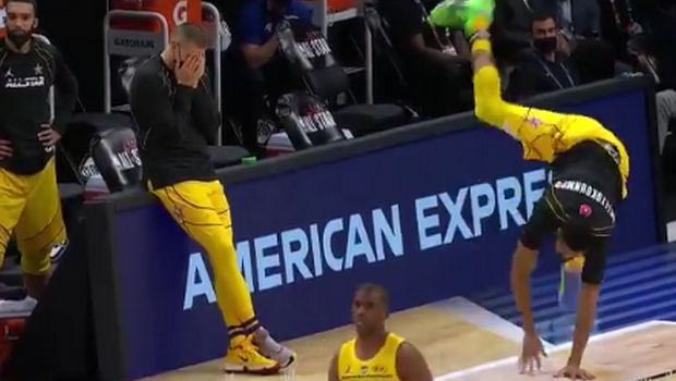 Ο Γιάννης Αντετοκούνμπο έδειχνε φιγούρες break dance στον Γιόκιτς