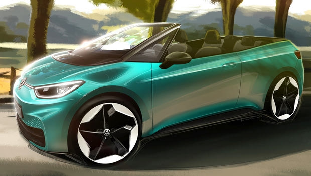 Σκίτσο η ιδέα για το VW ID.3 Cabrio