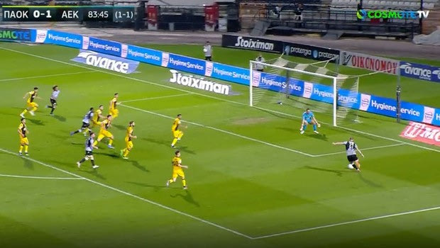 ΠΑΟΚ – ΑΕΚ: Ασίστ του Μπάμπα και 1-1 απ’ τον Κρέμντσικ