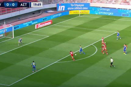 Ολυμπιακός – Αστέρας: Η εντυπωσιακή ντρίμπλα και η χαμένη ευκαιρία του Ριέρα