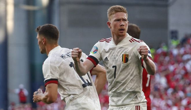 Euro 2020, Δανία – Βέλγιο: Όργια Λουκάκου – Ντε Μπράινε στο 1-1 του Βελγίου