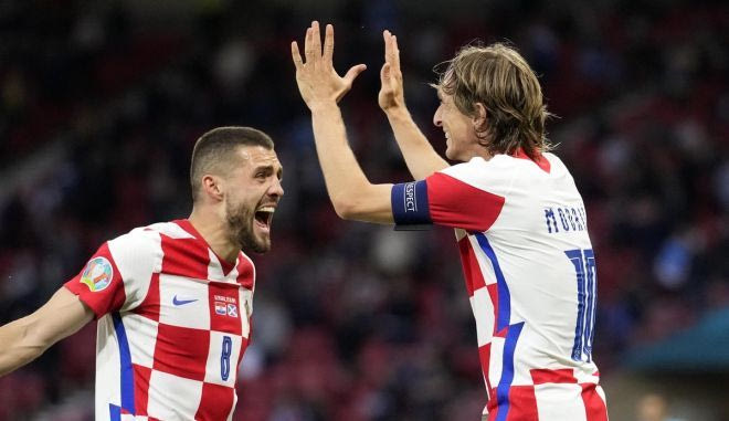 Euro 2020, Κροατία – Σκωτία: Οι έξαλλοι πανηγυρισμοί του Μόντριτς μετά την ολοκλήρωση της αναμέτρησης