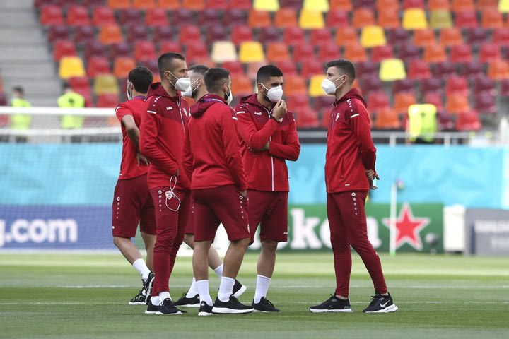 Euro 2020: Οι παίκτες της Βόρειας Μακεδονίας εμφανίστηκαν με έμβλημα χωρίς γεωγραφικό προσδιορισμό στις φόρμες