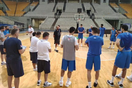 Η φωτογραφία με το αντίο του Σπανούλη στους παίκτες της Εθνικής