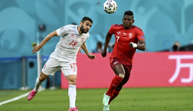 S24, Euro 2020, Ελβετία – Ισπανία: Με αυτογκόλ του Ζακάρια σε σουτ του Άλμπα άνοιξε το σκορ η Ισπανία