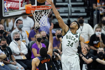 NBA Finals, Σανς – Μπακς 118-105: Ο Αντετοκούνμπο έσφιξε τα δόντια, το Φοίνιξ του εκπληκτικού Κρις Πολ πήρε το Game 1 της σειράς των τελικών