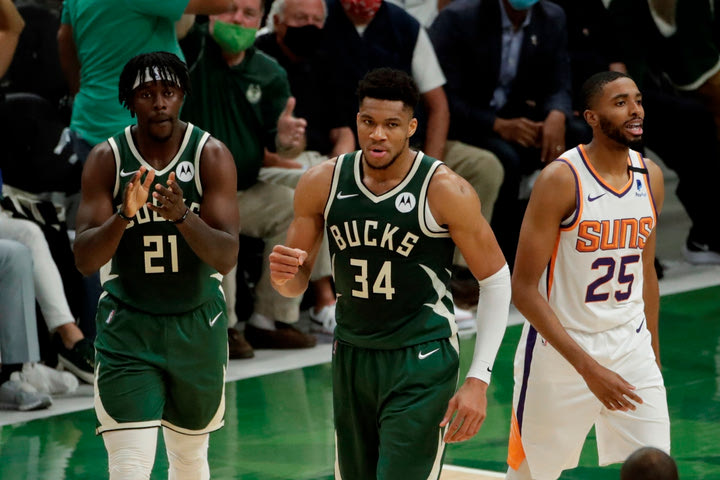 NBA Finals: Τα Highlights της νίκης των Μπακς με 120-100 επί των Σανς στο Game 3
