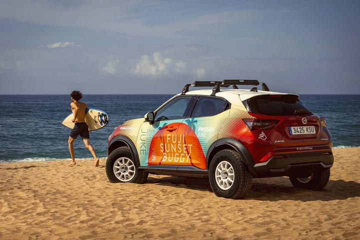 Ένα Nissan Juke για να σερφάρεις