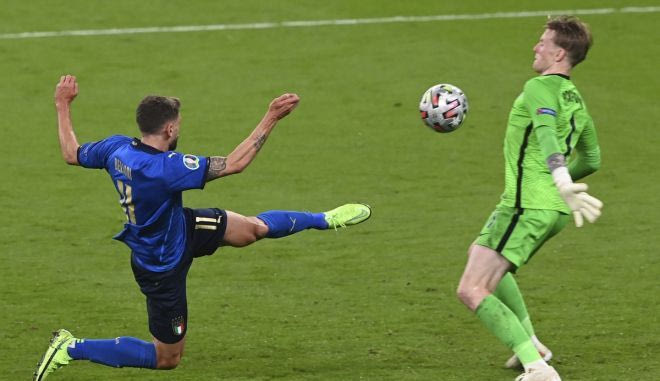 S24, Euro 2020, Ιταλία – Αγγλία: Η ευκαιρία του Μπεράρντι για το 2-1 των Ιταλών