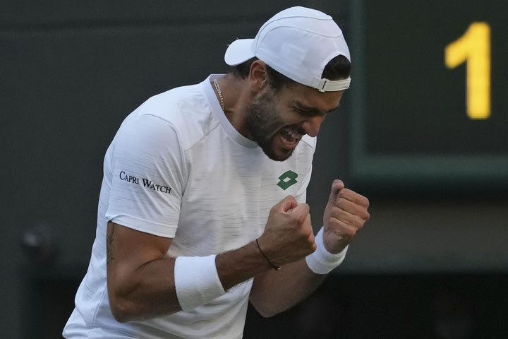 Wimbedon: Μπήκε στην τετράδα ο ψυχωμένος  Μπερετίνι