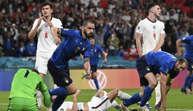 S24 Euro 2020, Ιταλία – Αγγλία: Ο Μπονούτσι ισοφάρισε σε 1-1 για τους ατζούρι