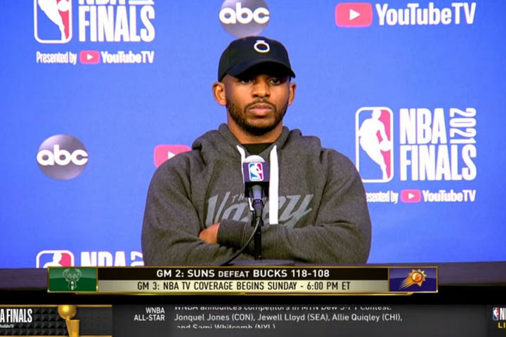 NBA Finals: Οι δηλώσεις του Κρις Πολ ενόψει του Game 3 των τελικών με τους Μπακς