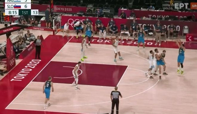 Τα συνεχόμενα καλάθια του Ντόντσιτς στην 4η περίοδο στον αγώνα με την Αργεντινή