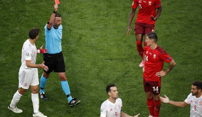 S24, Euro 2020, Ελβετία – Ισπανία: Αποβλήθηκε ο Φρόιλερ με απευθείας κόκκινη κάρτα