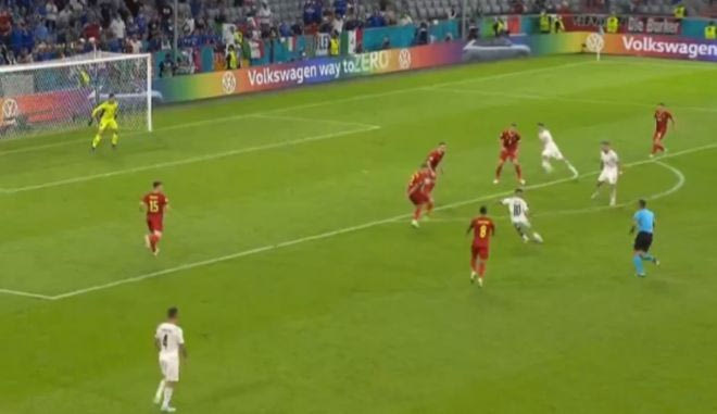 S24 Euro 2020, Βέλγιο – Ιταλία: Ο Ινσίνιε με οβίδα έκανε το 0-2 για τους Ιταλούς