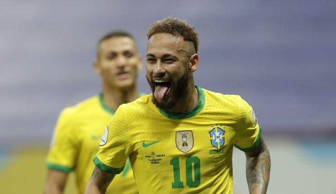 Copa America: Τα γκολ και οι ασίστ του Νεϊμάρ στο τουρνουά