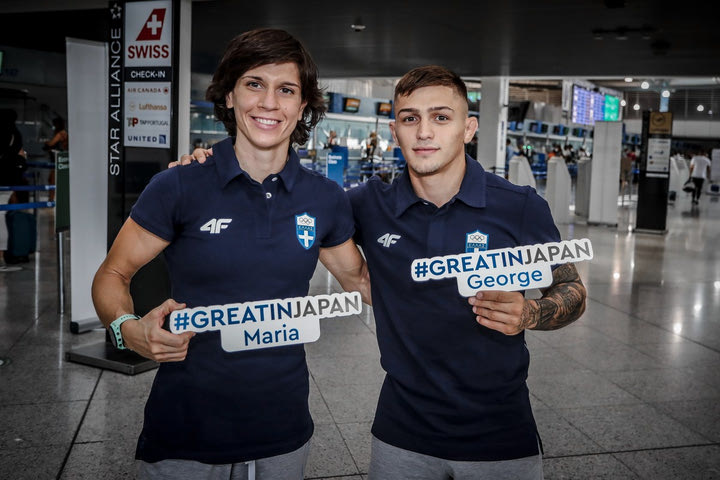 Ολυμπιακοί Αγώνες – πάλη: Πρεβολαράκη και Πιλίδης αναχώρησαν για Τόκιο