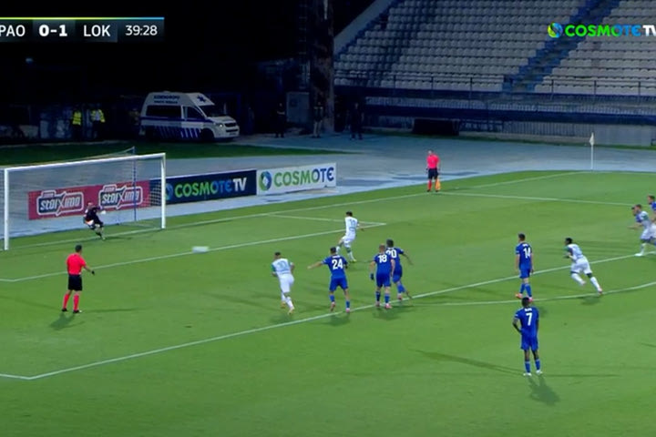 Το πέναλτι του Χατζηγιοβάννη για το 1-1 στο Παναθηναϊκός – Λοκομοτίβα
