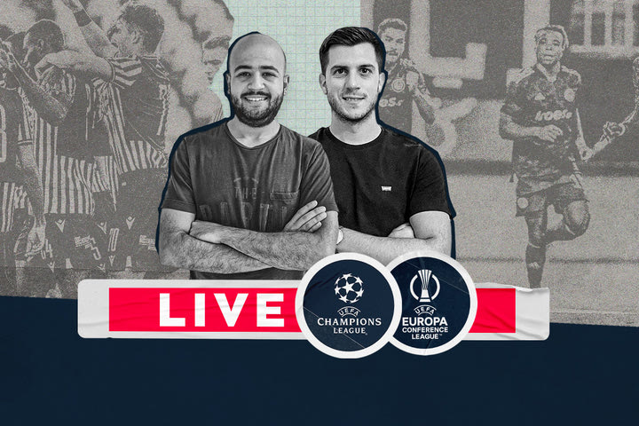 LIVE: Κακή βραδιά για Ολυμπιακό και ΠΑΟΚ, αλλά παραμένει στο χέρι τους η πρόκριση
