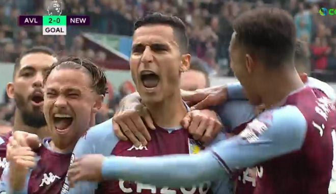 Premier League: Τα καλύτερα στιγμιότυπα της αναμέτρησης της Άστον Βίλα με τη Νιούκαστλ
