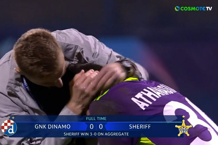 Champions League: Οι πανηγυρισμοί των παικτών της Σερίφ για την πρόκριση και η συγκίνηση του Αθανασιάδη
